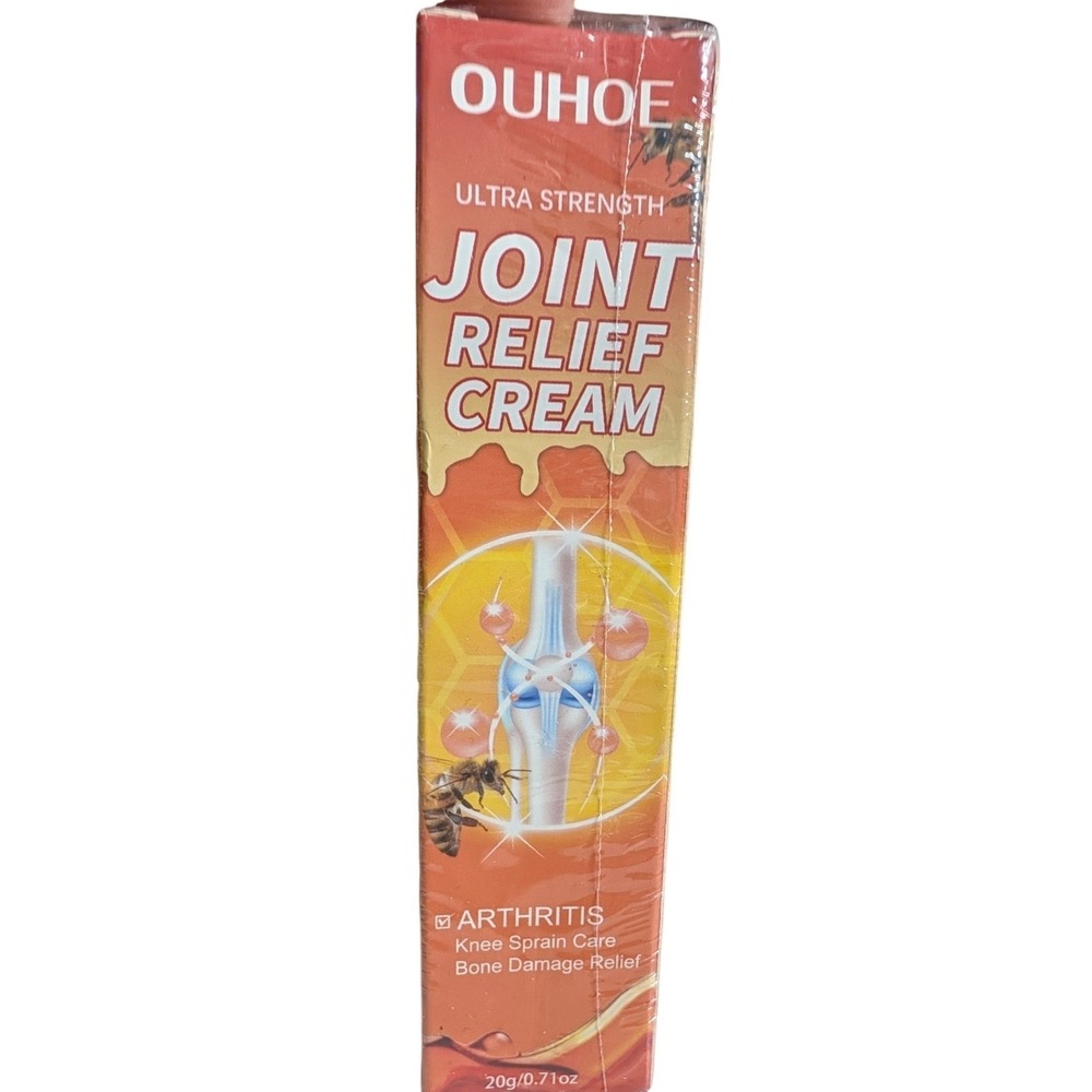 OUHOE Ultra Strength Joint Relief Cream Bee Venom 20g 0.71oz New